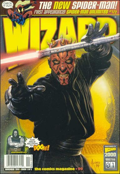 Wizard: The Comics Magazine issue 99 Joe Jusko Darth Maul Cover
