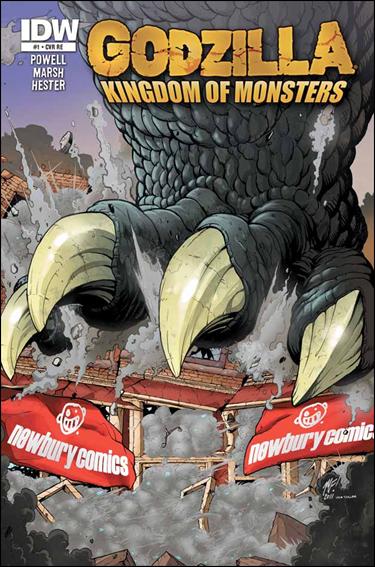 Godzilla: Kingdom of Monsters issue 1-NY Newbury Comics Cover 1/500