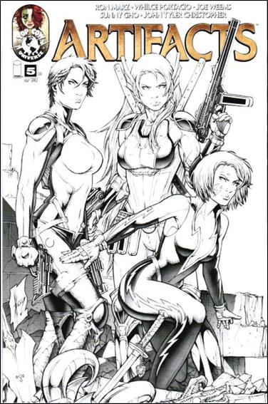 Artifacts (2010) issue 5-D Dale Keown 1:50 Sketch Cover