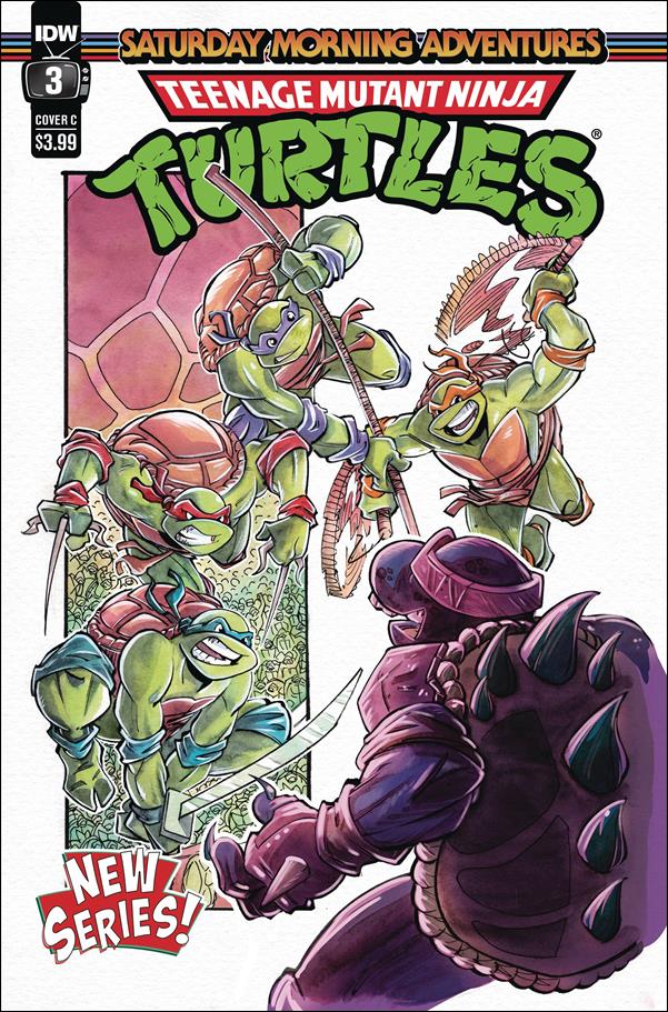 Teenage Mutant Ninja Turtles: Saturday Morning Adventures Continued issue 3-C Shawn Daley Cover