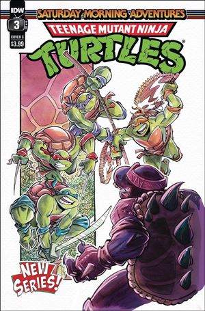 Teenage Mutant Ninja Turtles: Saturday Morning Adventures Continued issue 3-C Shawn Daley Cover