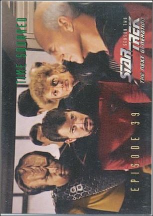 Star Trek: The Next Generation - The Episode Collection Season Two (Base Set) card 172 Time Squared, Episode 39A