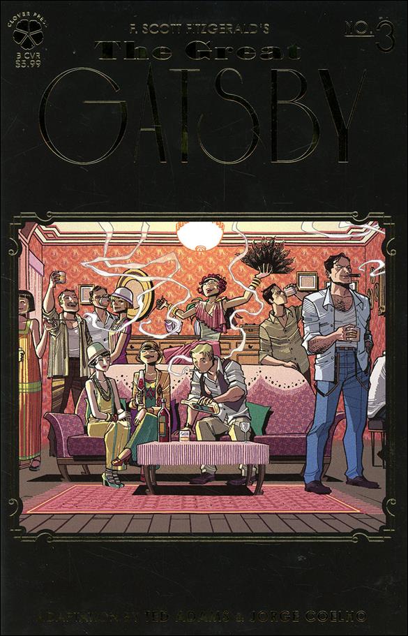 Great Gatsby issue 3-B Gold Foil Cover