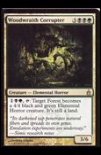 Magic the Gathering: Ravnica (Base Set)  card 240 Woodwraith Corrupter