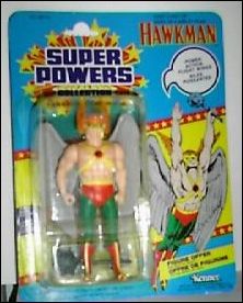 Super Powers Collection Action Figures (1984) figure 8-B Hawkman (Canadian Card)