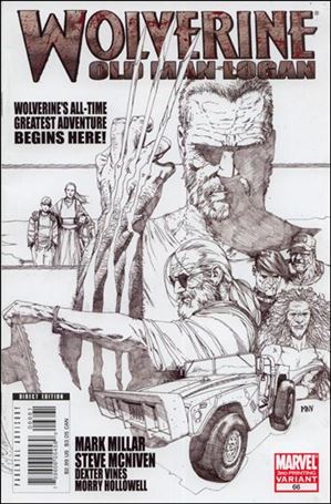Wolverine (2003)  issue 66-G S. McNiven Wraparound Sketch Cover (3rd Printing)