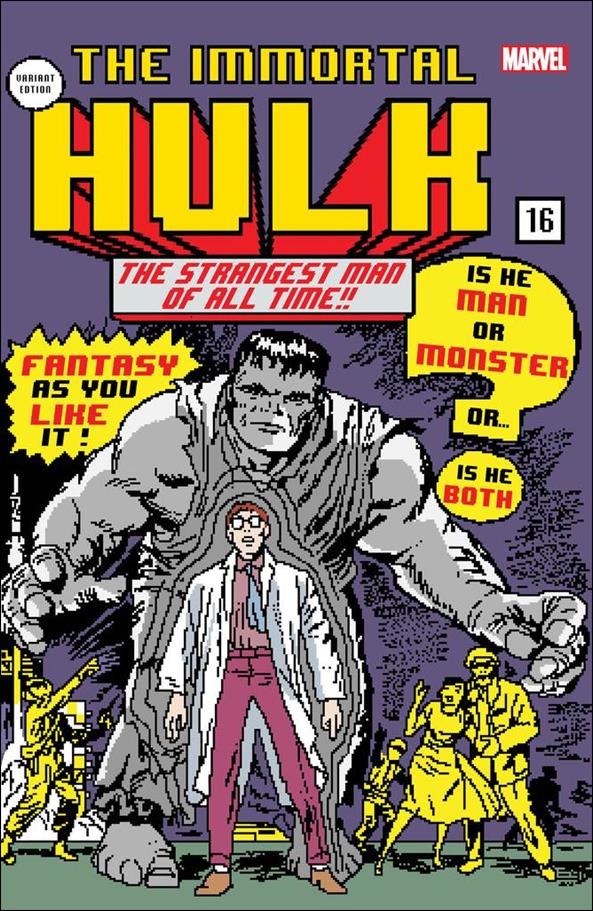 Immortal Hulk issue 16-I 8-Bit Homage Exclusive Cover (2nd Printing) 1/1500