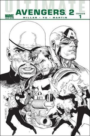 Ultimate Avengers issue 7-D Leinil Francis Yu Sketch Cover