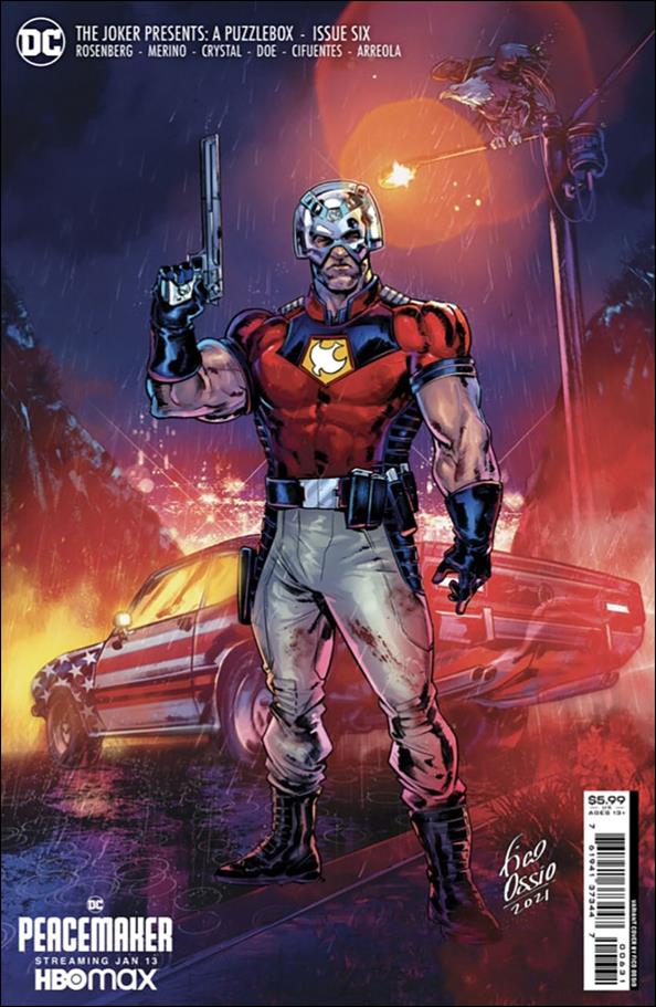 Joker Presents: A Puzzlebox issue 6-C Fico Ossio Peacemaker Cardstock Cover