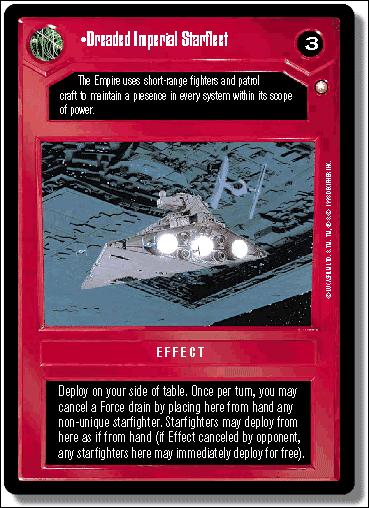 Star Wars: Special Edition Limited (Base Set) card 62 Dreaded Imperial Starfleet