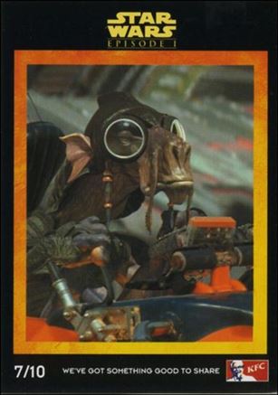 Star Wars: Episode I The Phantom Menace Kentucky Fried Chicken AUS (Promo) card 7/10 Sebulba