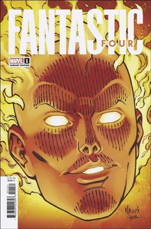 Fantastic Four (2022) issue 1-D Todd Nauck Headshot Cover