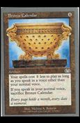 Magic the Gathering: Unglued (Base Set) card 71 Bronze Calendar