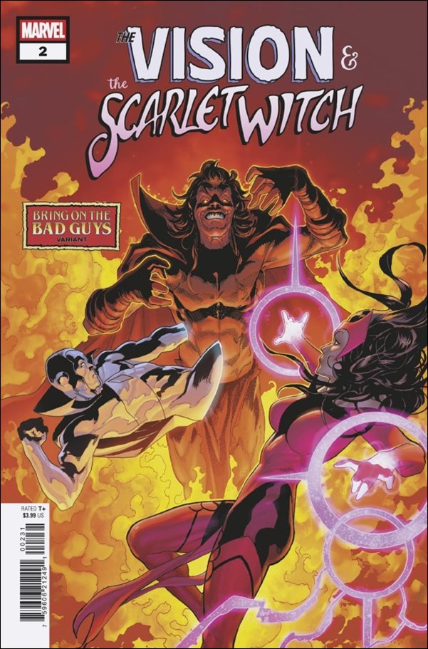 Vision & the Scarlet Witch (2025) issue 2-B Geoff Shaw "Bring on the Bad Guys" Cover
