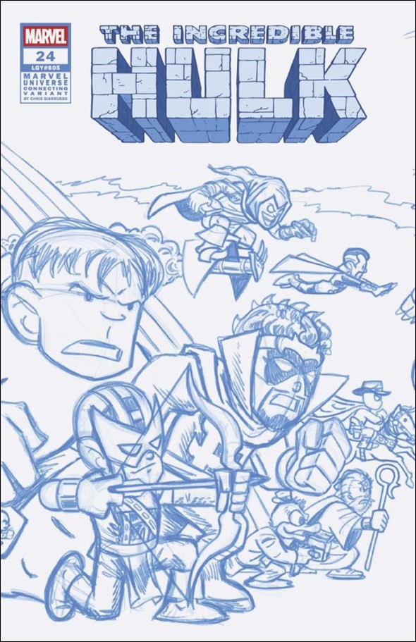 Incredible Hulk (2023) issue 24-E Chris Giarrusso Line 1:50 MU Wraparound Cover