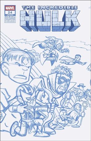 Incredible Hulk (2023) issue 24-E Chris Giarrusso Line 1:50 MU Wraparound Cover
