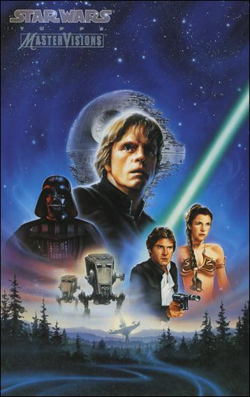 Star Wars MasterVisions (Base Set) card 18 John Alvin - Art for Upcoming Return of the Jedi..