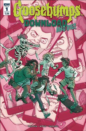 Goosebumps: Download and Die! issue 1-B Naomi Franquiz Cover