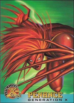 1996 Fleer X-Men Wal-Mart (Base Set) card 35 Penance