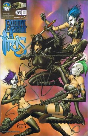 Executive Assistant: Iris (2009) issue 6-B Joe Benitez Cover
