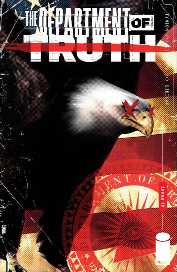 Department of Truth issue 12-E Jorge Fornes Antihero Gallery Cover