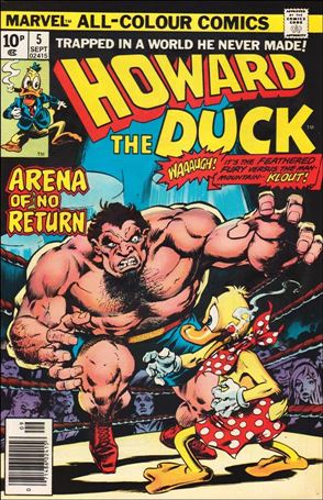 Howard the Duck (1976) issue 5-B UK Price Cover