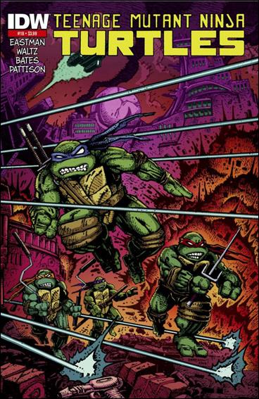 Teenage Mutant Ninja Turtles (2011) issue 18-E Kevin Eastman Cover (2nd Printing)