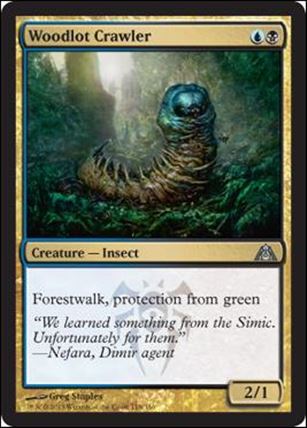 Magic the Gathering: Dragon's Maze (Base Set) card 118 Woodlot Crawler