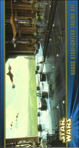 Star Wars: Episode I Widevision: Series 2 (Base Set) card 64 Naboo Starfighters Taking Off