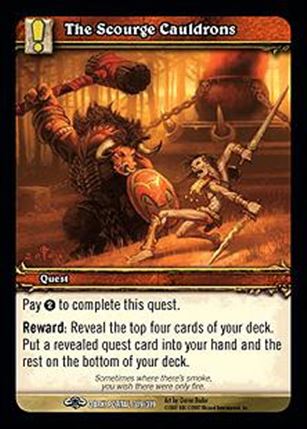 World of Warcraft: Through the Dark Portal (Base Set) card 319 The Scourge Cauldrons