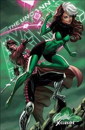 Uncanny X-Men (2019) issue 1-VH J. Scott Campbell Rogue/Gambit Cover 1/2300
