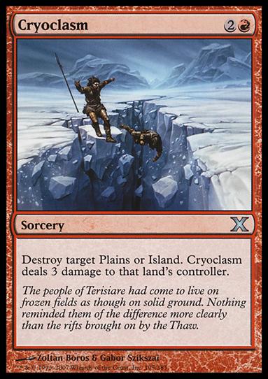 Magic the Gathering: 10th Edition (Base Set) card 195 Cryoclasm
