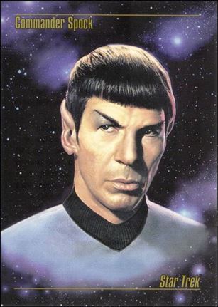 Star Trek Master Series: Series 1 (Base Set) card 02 Commander Spock