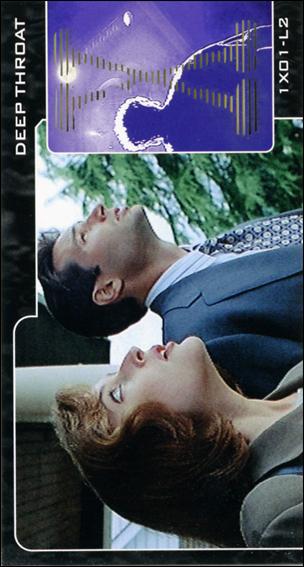 X-Files Showcase Widevision (Laser Subset) card L2 Deep Throat - 1x01