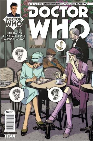 Doctor Who: The Tenth Doctor Year Two issue 10 Elena Casagrande Cover