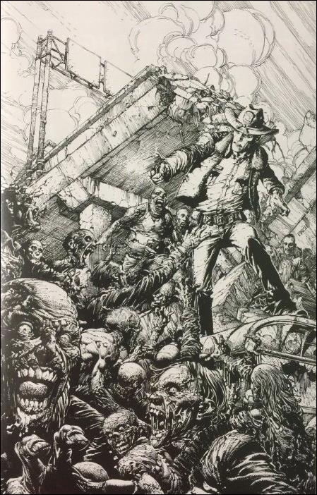 Walking Dead (2003) issue 1-OD Unbagged Finch Walking Dead Day B&W Virgin Cover