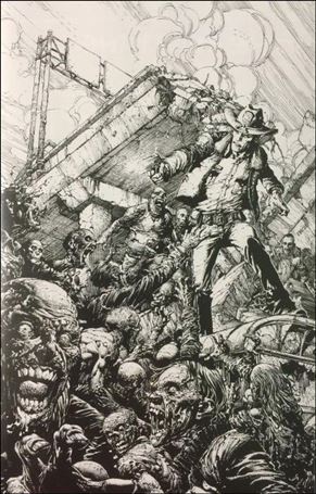 Walking Dead (2003) issue 1-OD Unbagged Finch Walking Dead Day B&W Virgin Cover