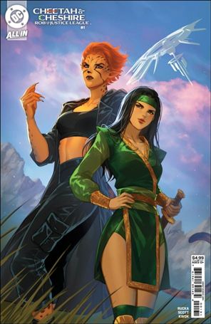 Cheetah and Cheshire Rob the Justice League issue 1-C Lesley 'Leirix' Li Cardstock Cover