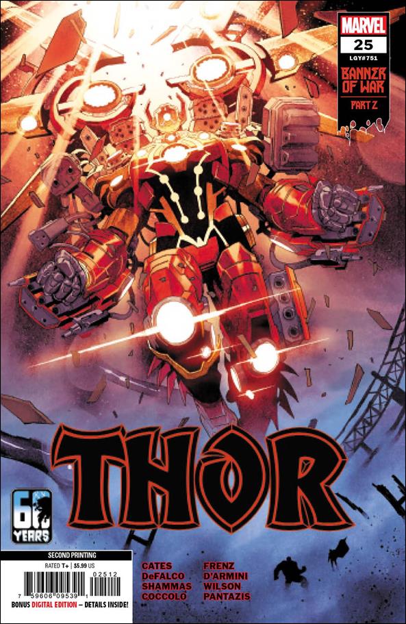 Thor (2020) issue 25-J Martin Coccolo Cover (2nd Printing)
