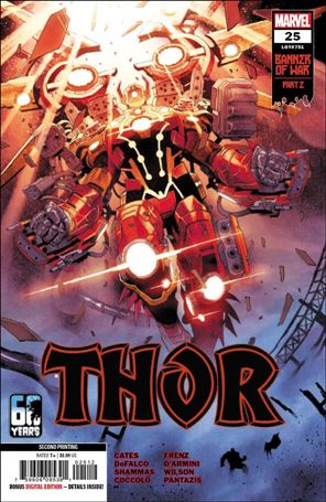Thor (2020) issue 25-J Martin Coccolo Cover (2nd Printing)