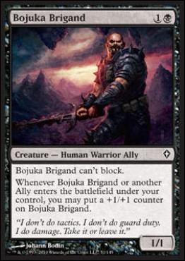 Magic the Gathering: Worldwake (Base Set) card 51 Bojuka Brigand