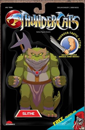 Thundercats (2024) issue 12-F Drew Moss Action Figure Cardstock Cover