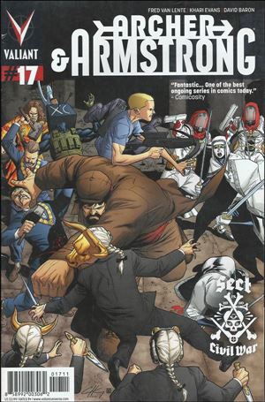 Archer & Armstrong (2012) issue 17 Clayton Henry Cover