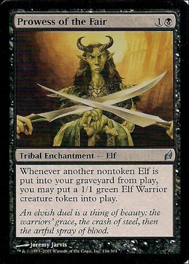 Magic the Gathering: Lorwyn (Base Set) card 136 Prowess of the Fair