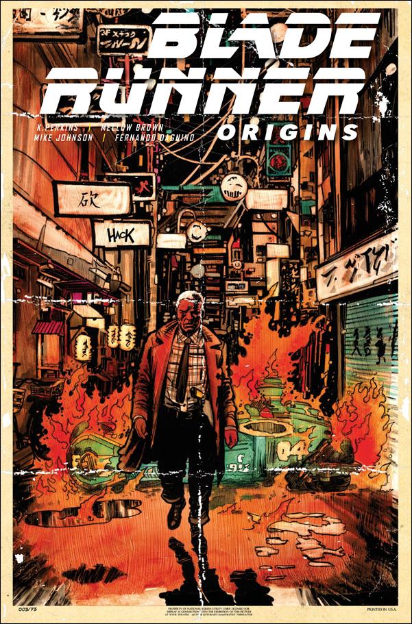 Blade Runner Origins issue 3-B Robert Hack Cover