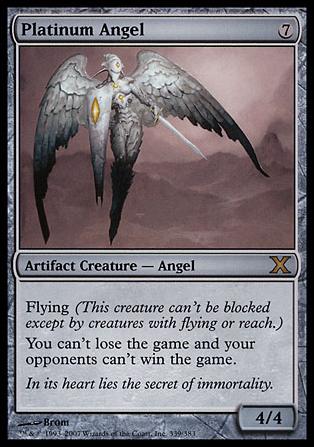 Magic the Gathering: 10th Edition (Base Set) card 339 Platinum Angel