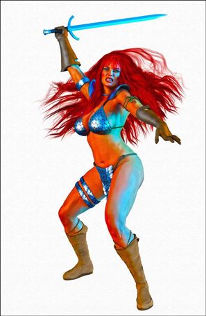 Immortal Red Sonja issue 7-N Mark Spears Unknown Comics Virgin Cover