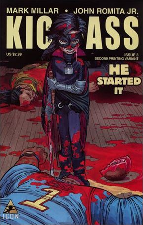Kick-Ass (2008) issue 3-B Hit-Girl Cover (2nd Printing)