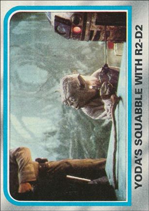 Star Wars: The Empire Strikes Back: Series 2 (Base Set) card 235 Yoda's Squabble with R2-D2