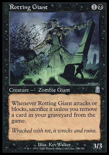 Magic the Gathering: Odyssey (Base Set) card 158 Rotting Giant
